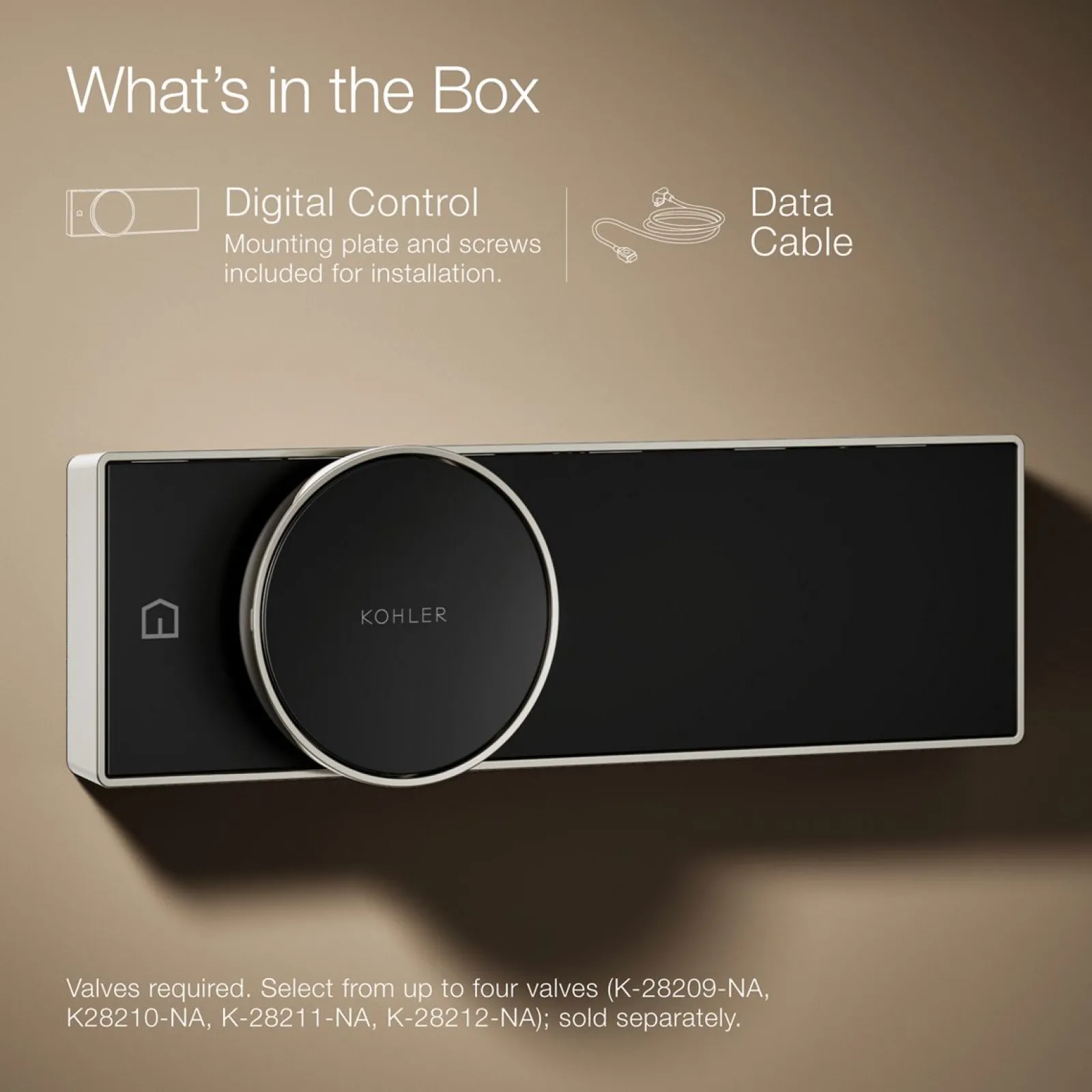 Digital control^Kohler Clearance