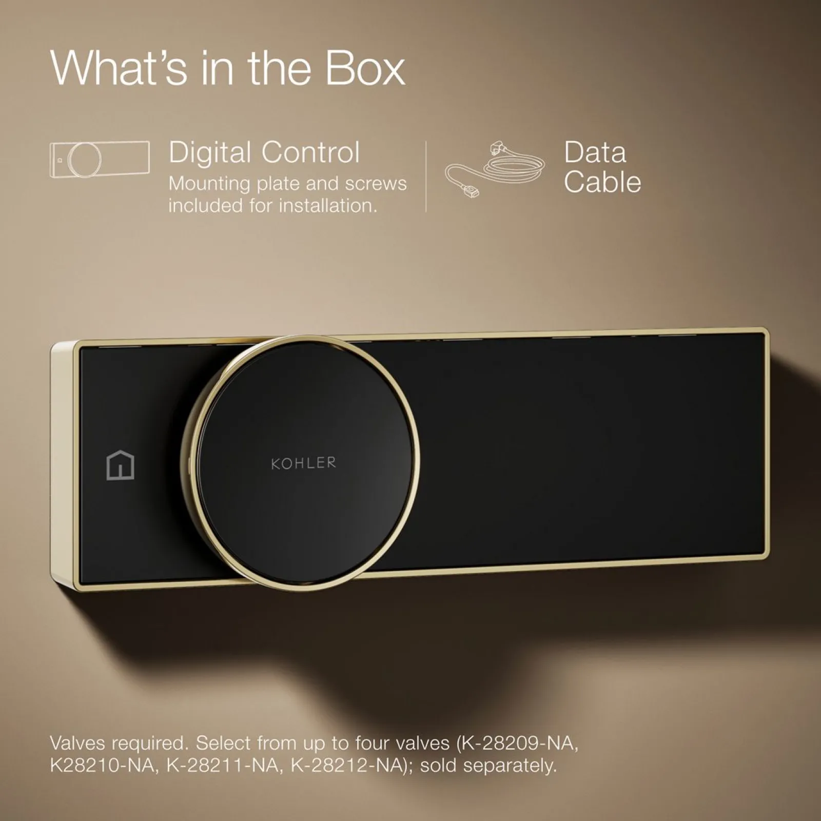Digital control^Kohler Clearance