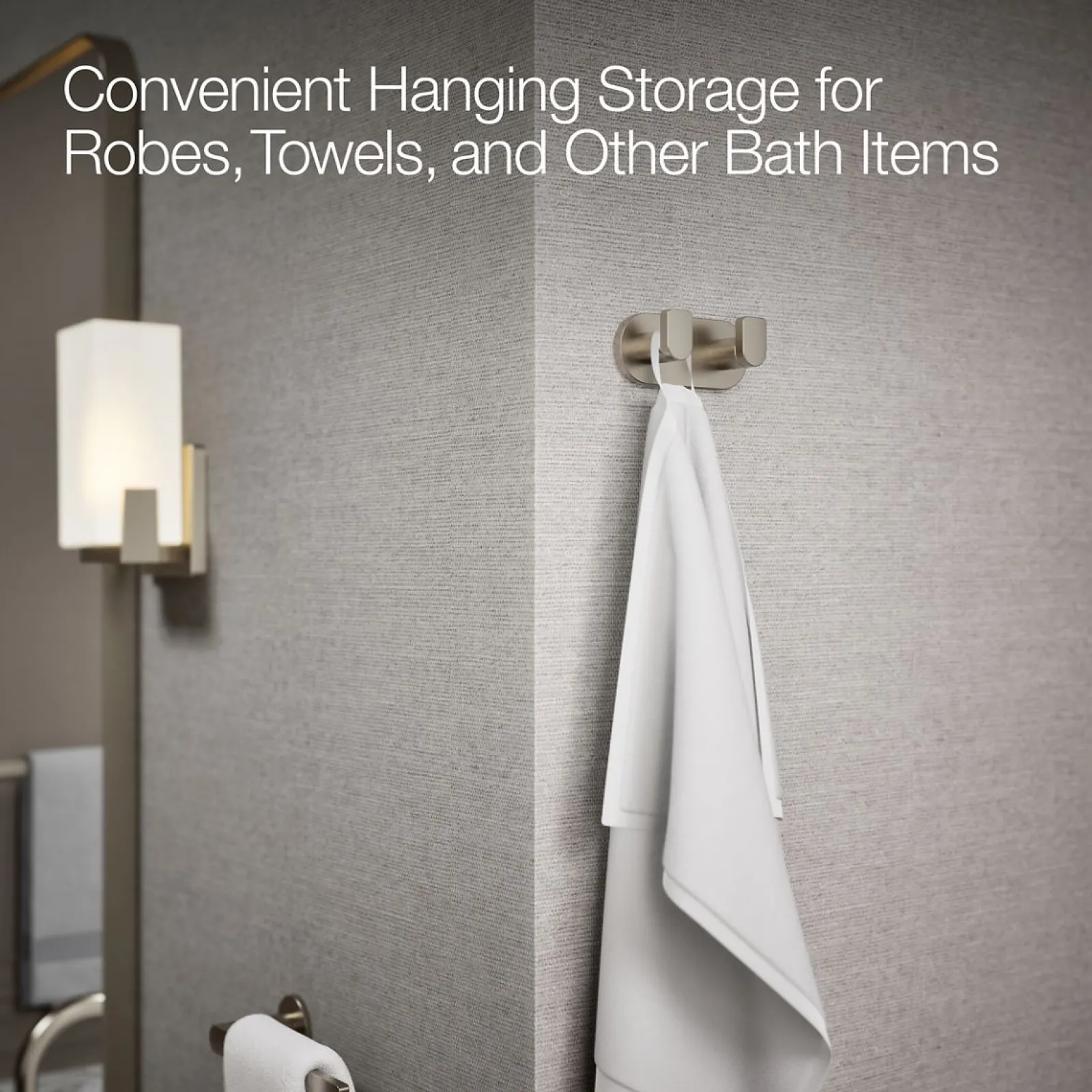 Double robe hook^Kohler Clearance