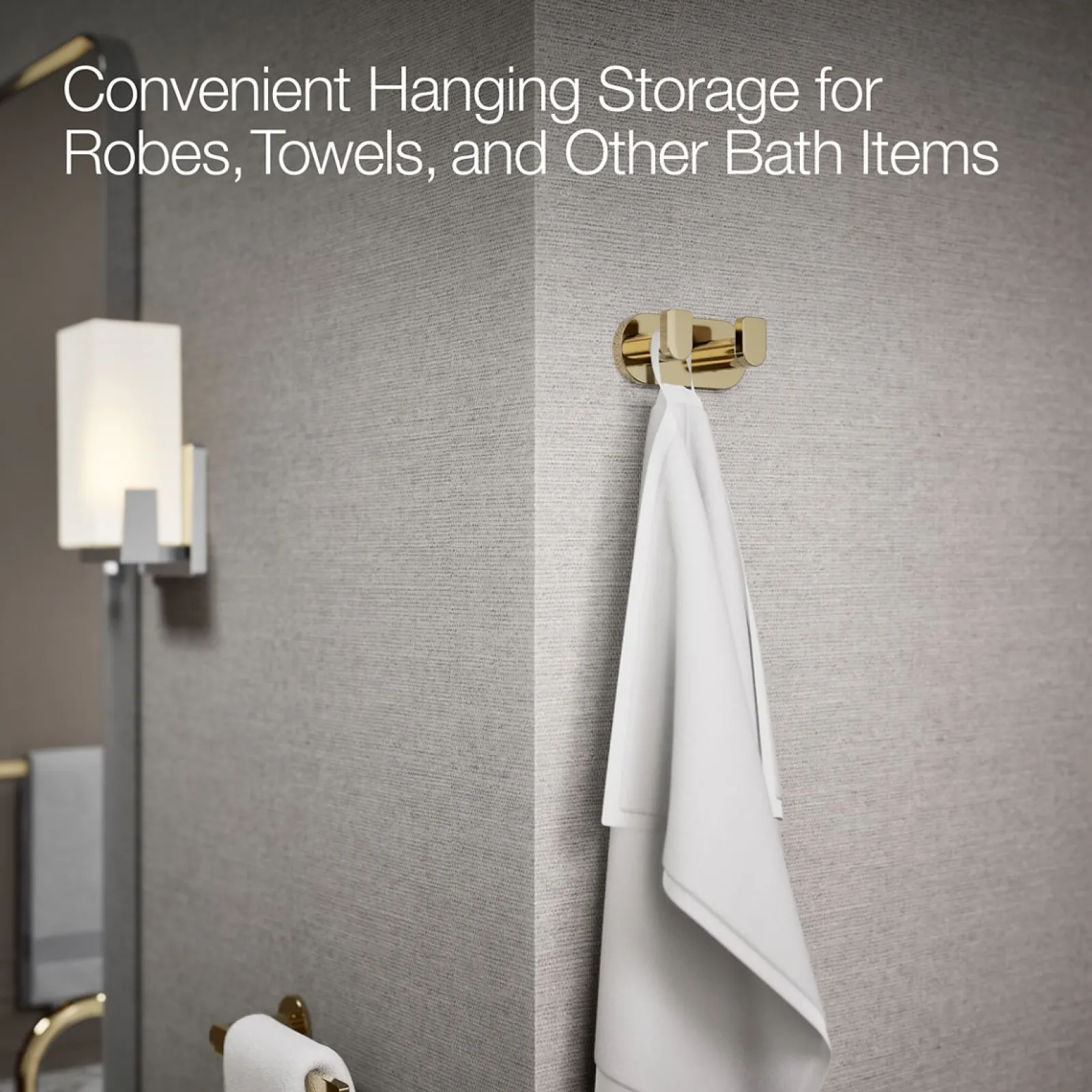 Double robe hook^Kohler Clearance