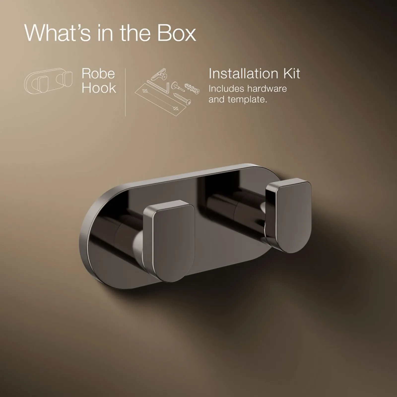 Double robe hook^Kohler Clearance