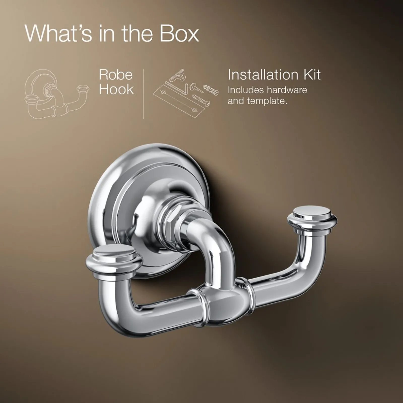 Double robe hook^Kohler Online