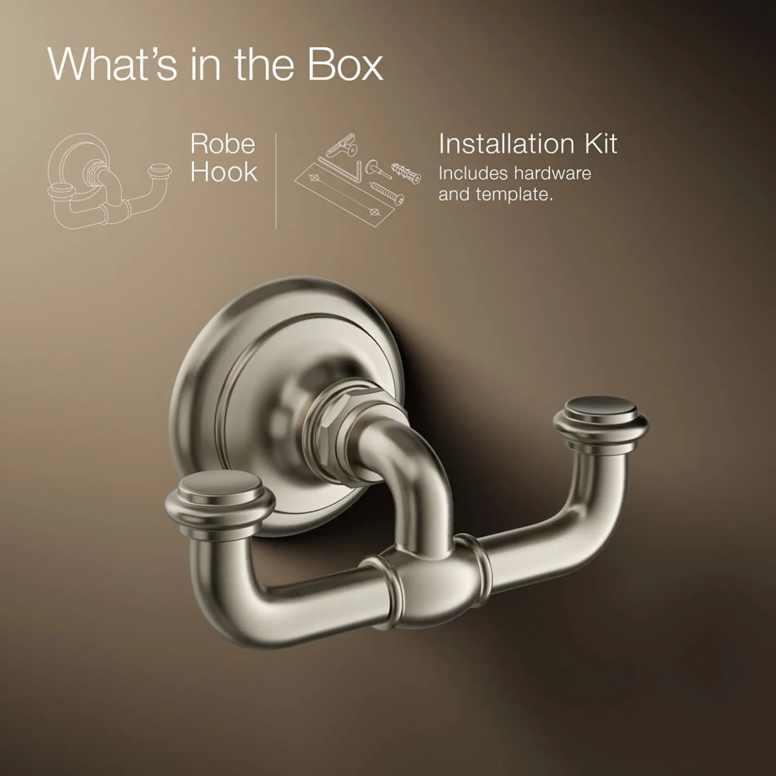 Double robe hook^Kohler Online