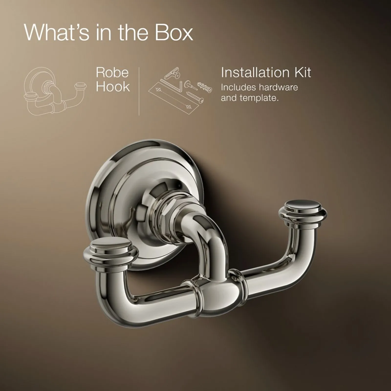 Double robe hook^Kohler Online