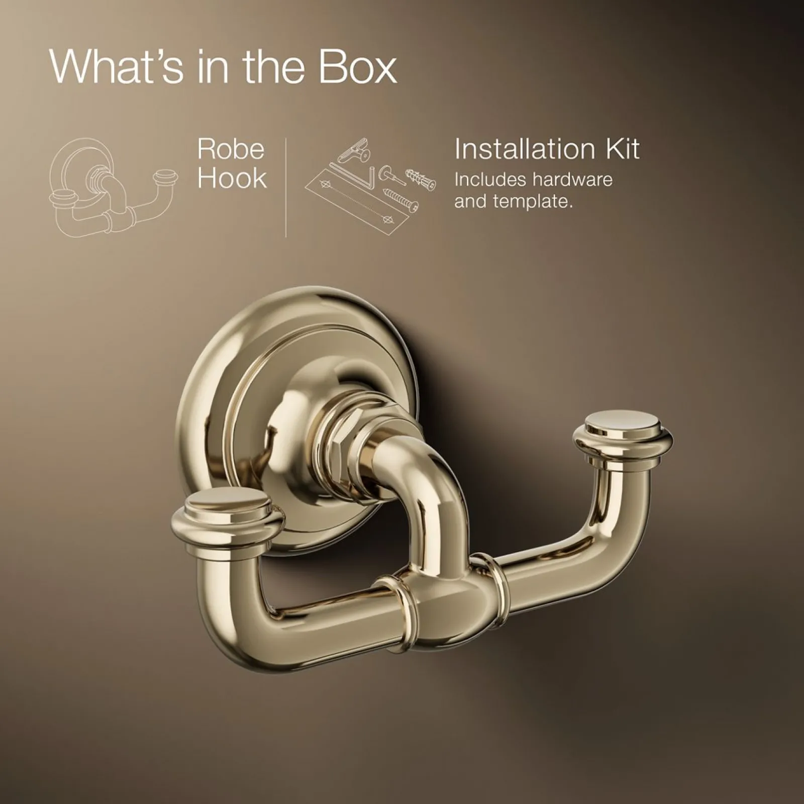 Double robe hook^Kohler Online
