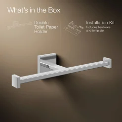 Double toilet paper holder^Kohler Online