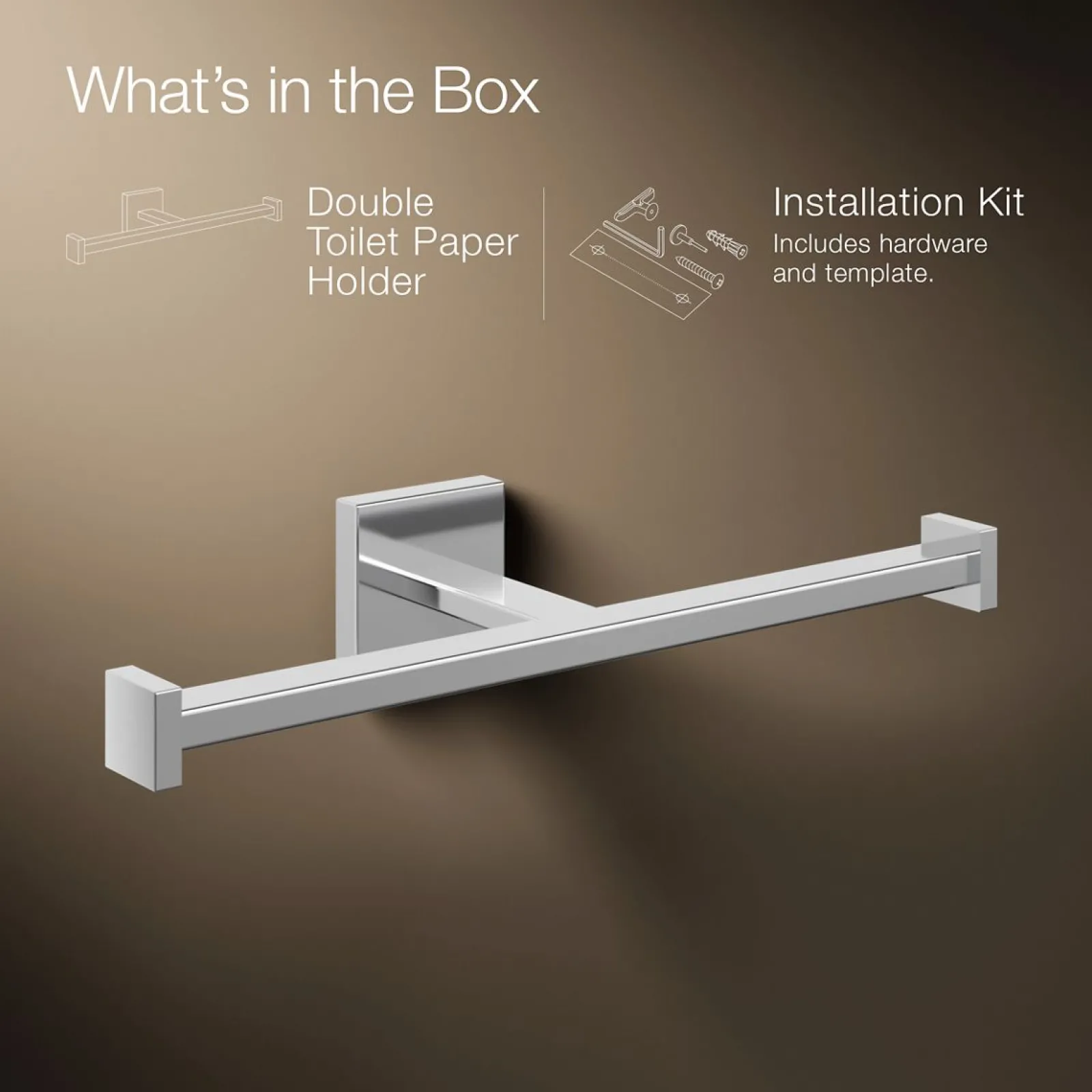 Double toilet paper holder^Kohler Online