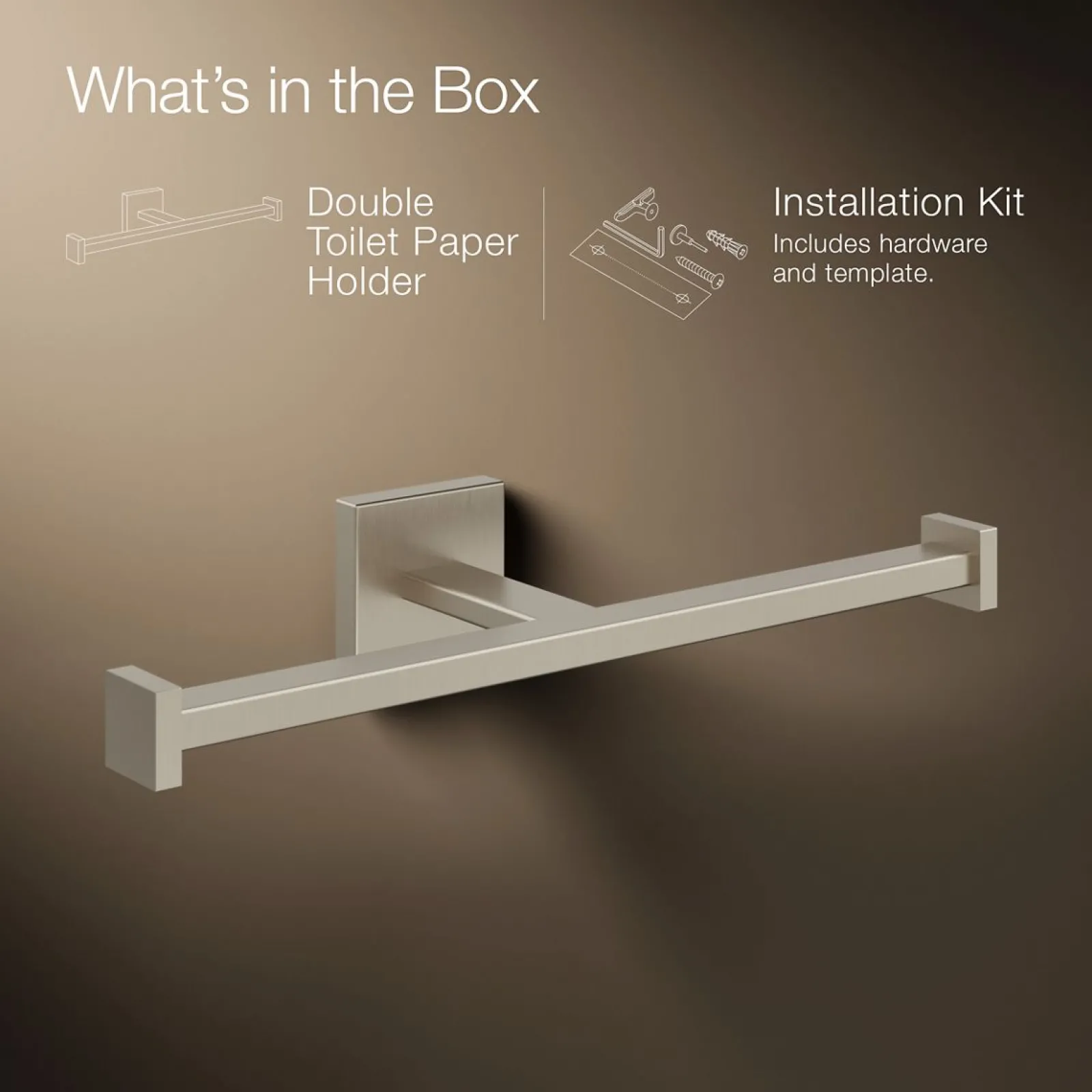 Double toilet paper holder^Kohler Online