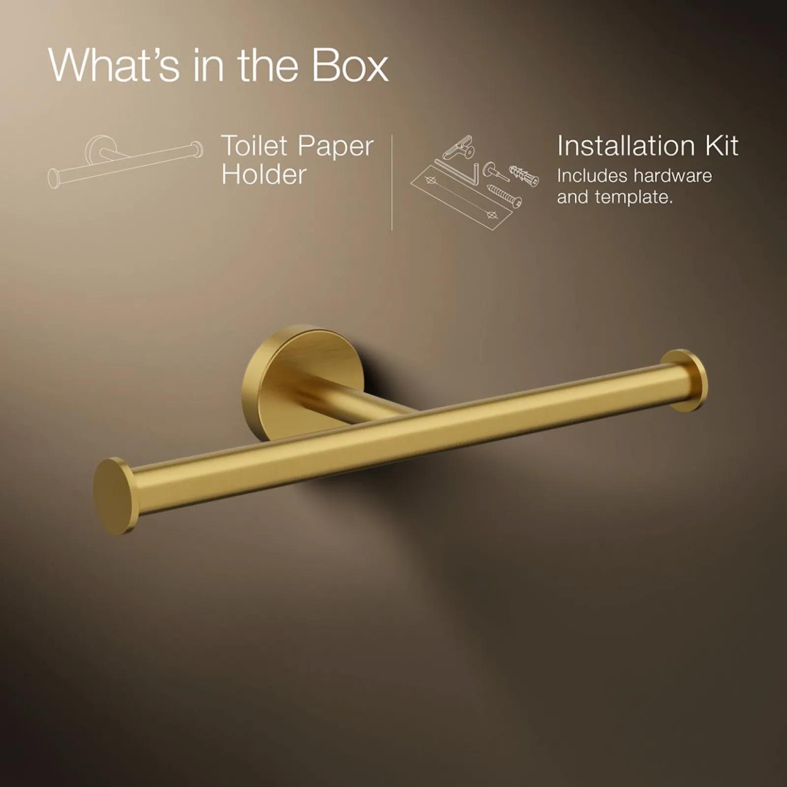 Double toilet paper holder^Kohler Clearance