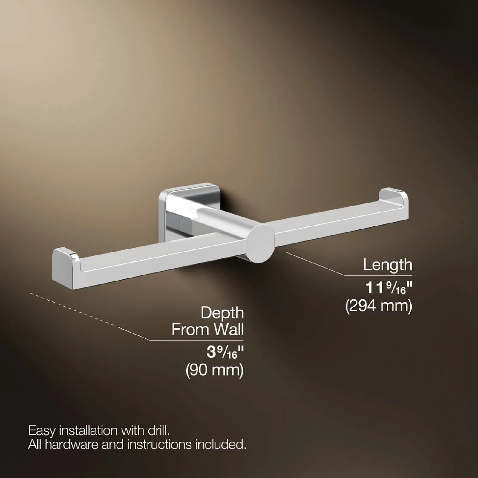 Double toilet paper holder^Kohler Discount