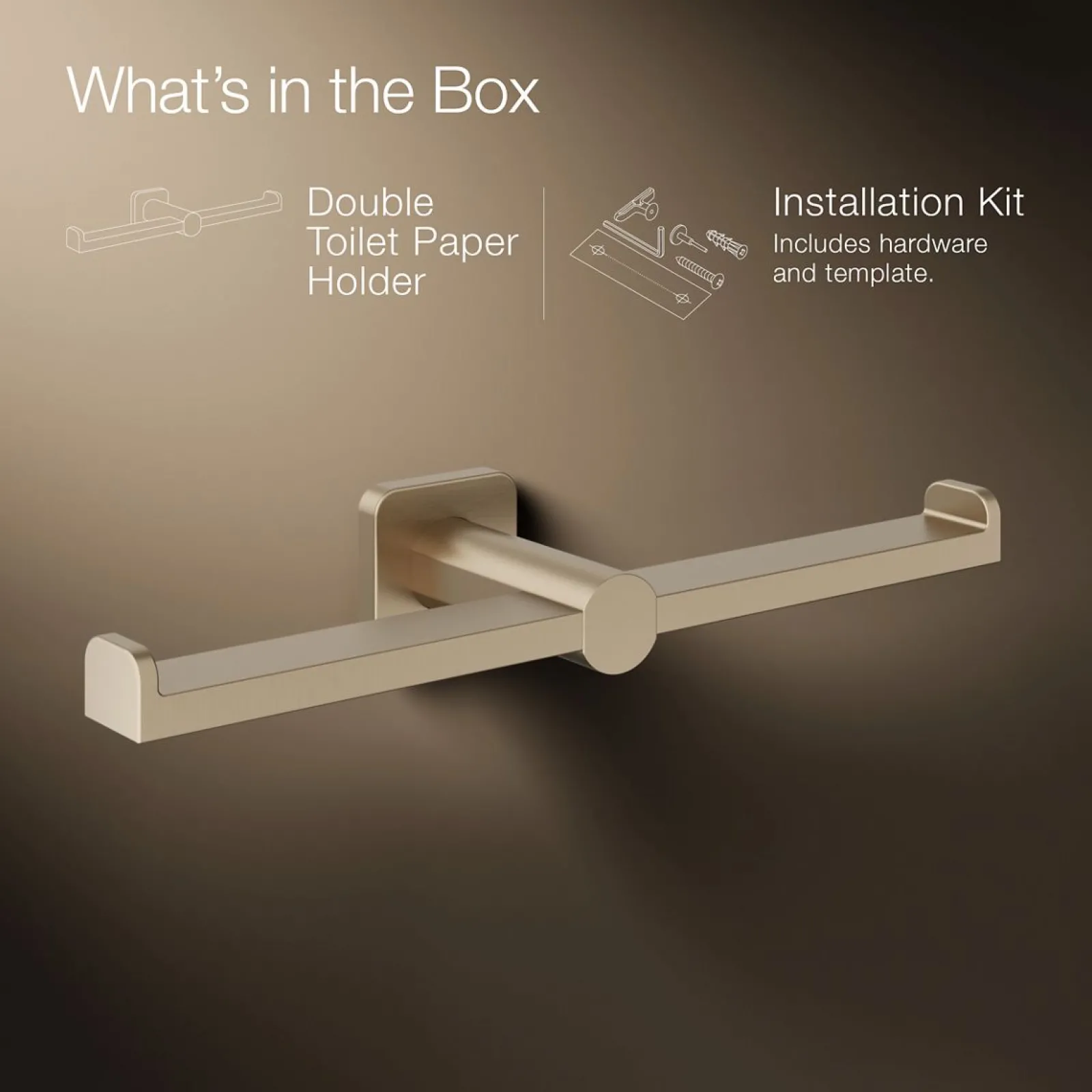 Double toilet paper holder^Kohler Discount