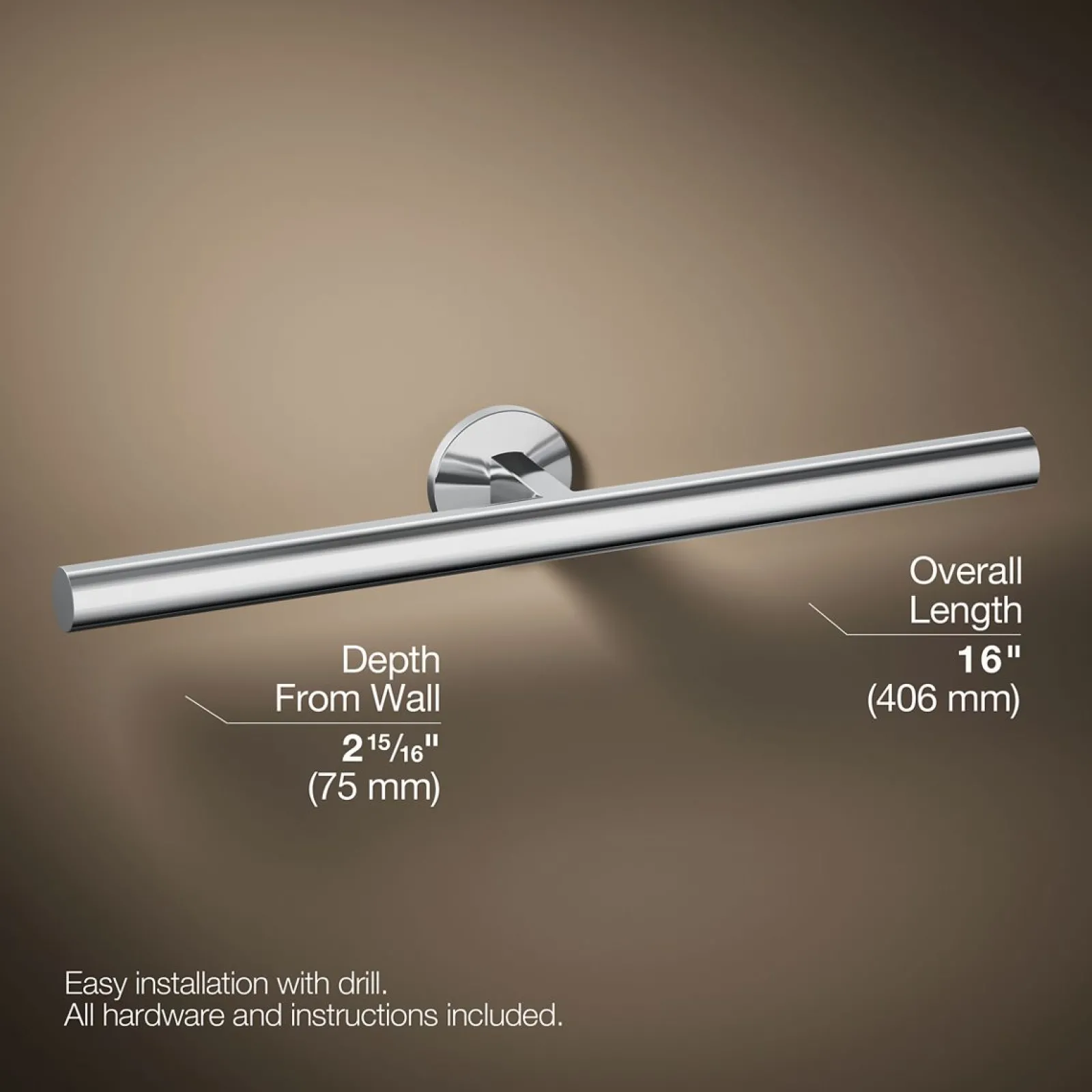 Double towel arm^Kohler Online