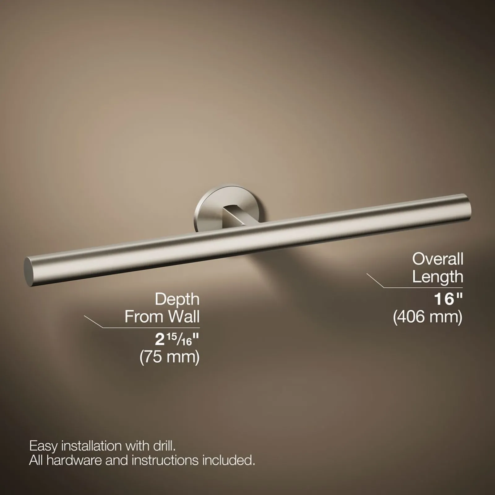 Double towel arm^Kohler Online