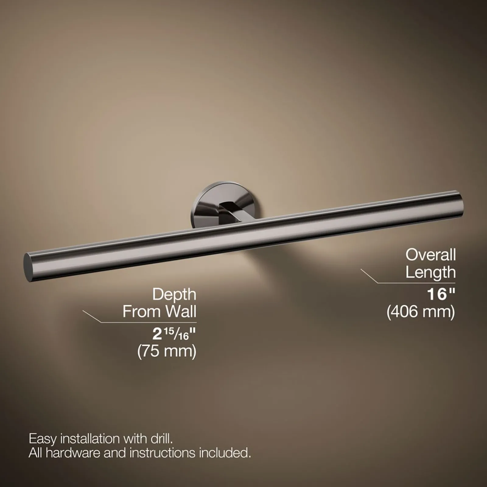 Double towel arm^Kohler Online