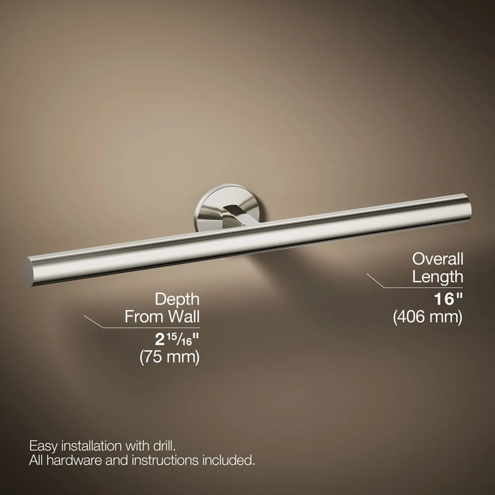 Double towel arm^Kohler Online