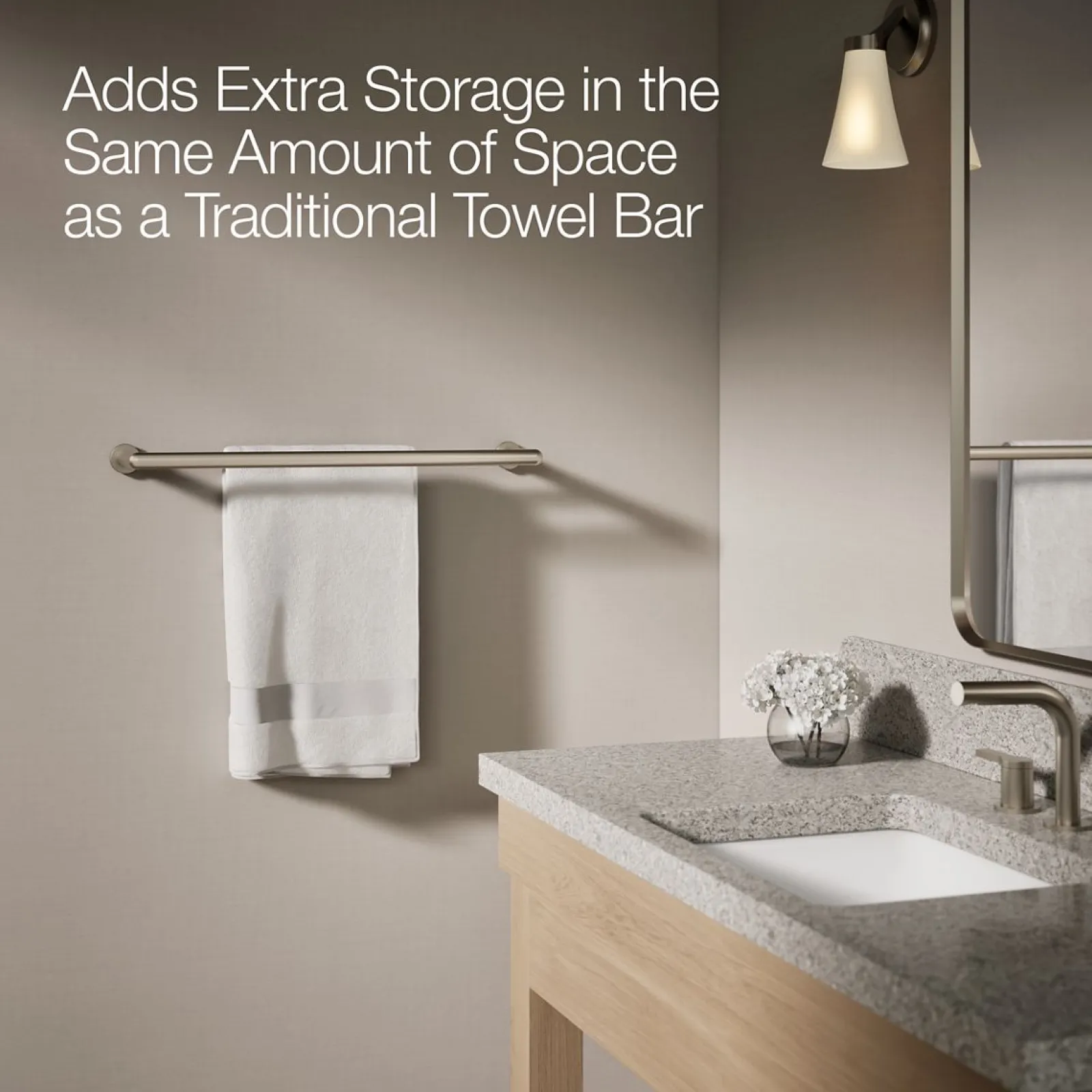 24" double towel bar^Kohler Online