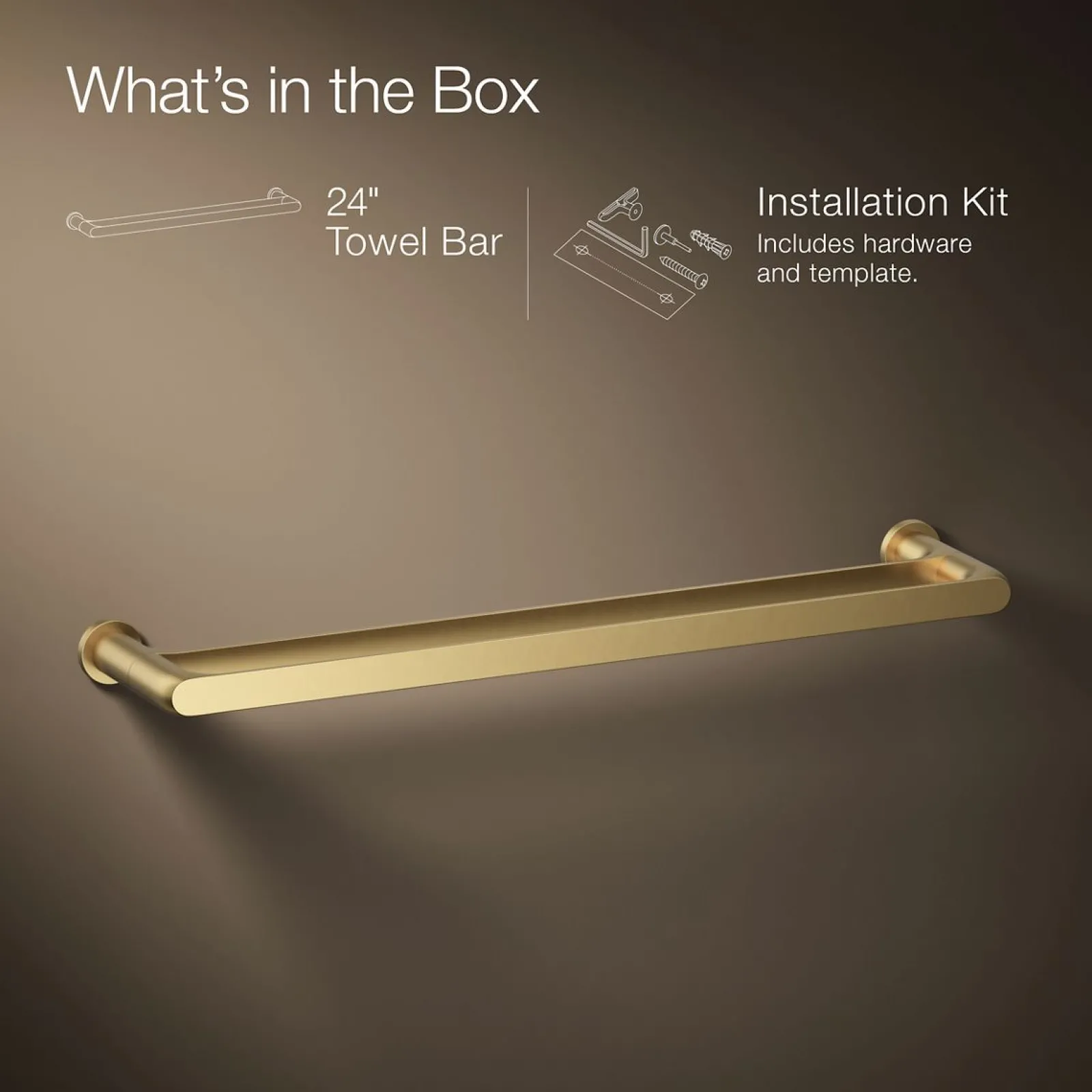 24" double towel bar^Kohler Outlet