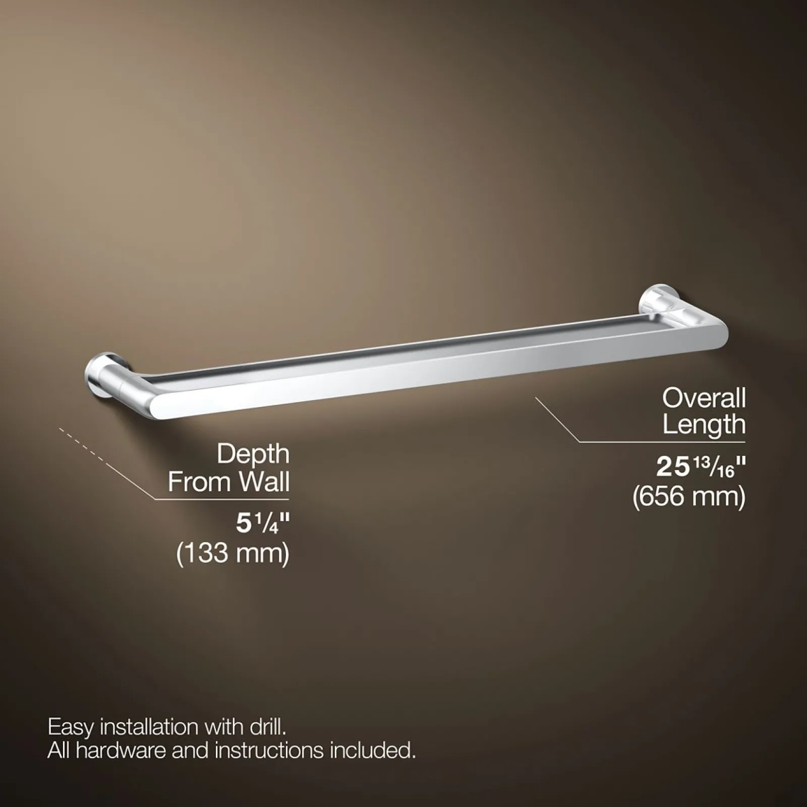 24" double towel bar^Kohler Outlet