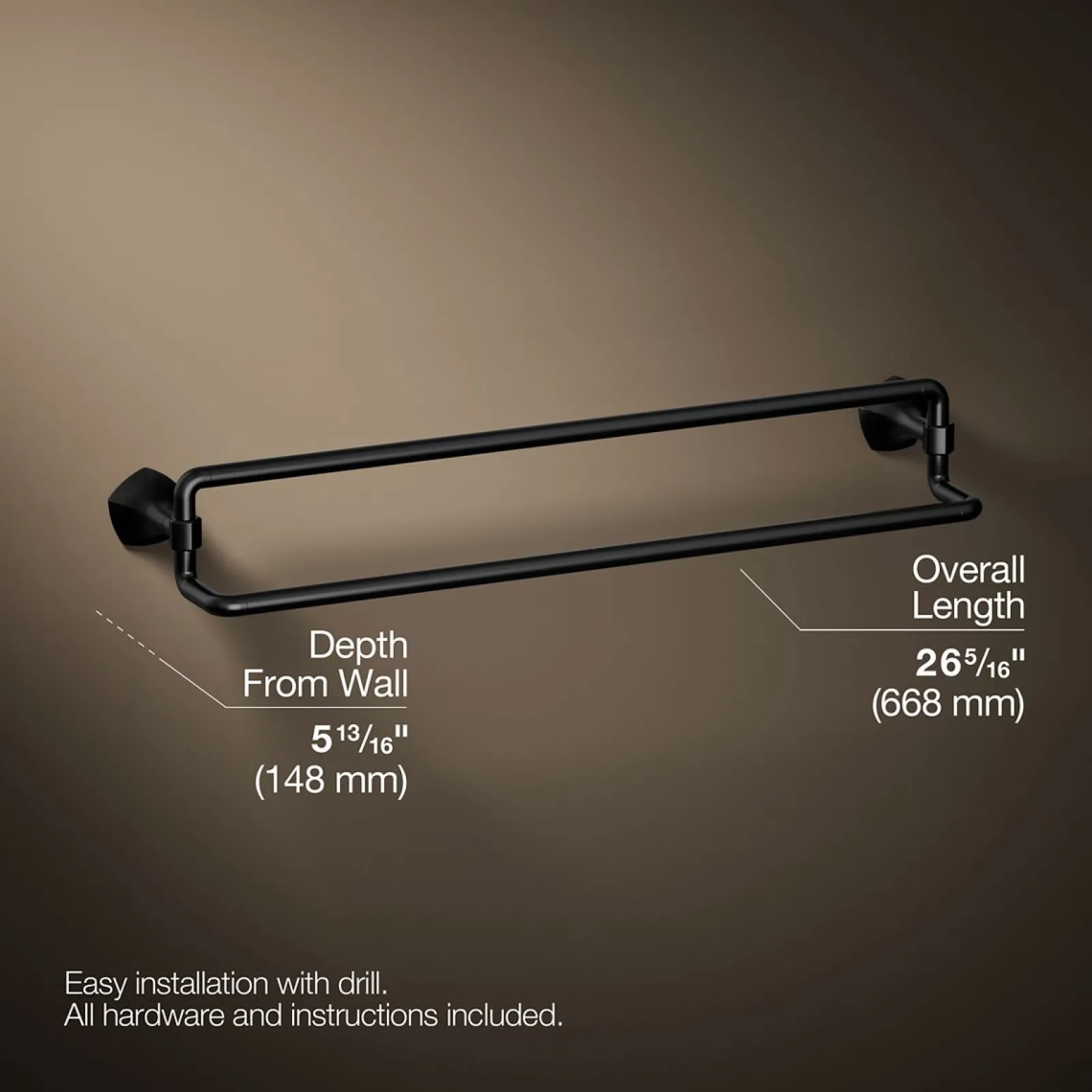 24" double towel bar^Kohler Online