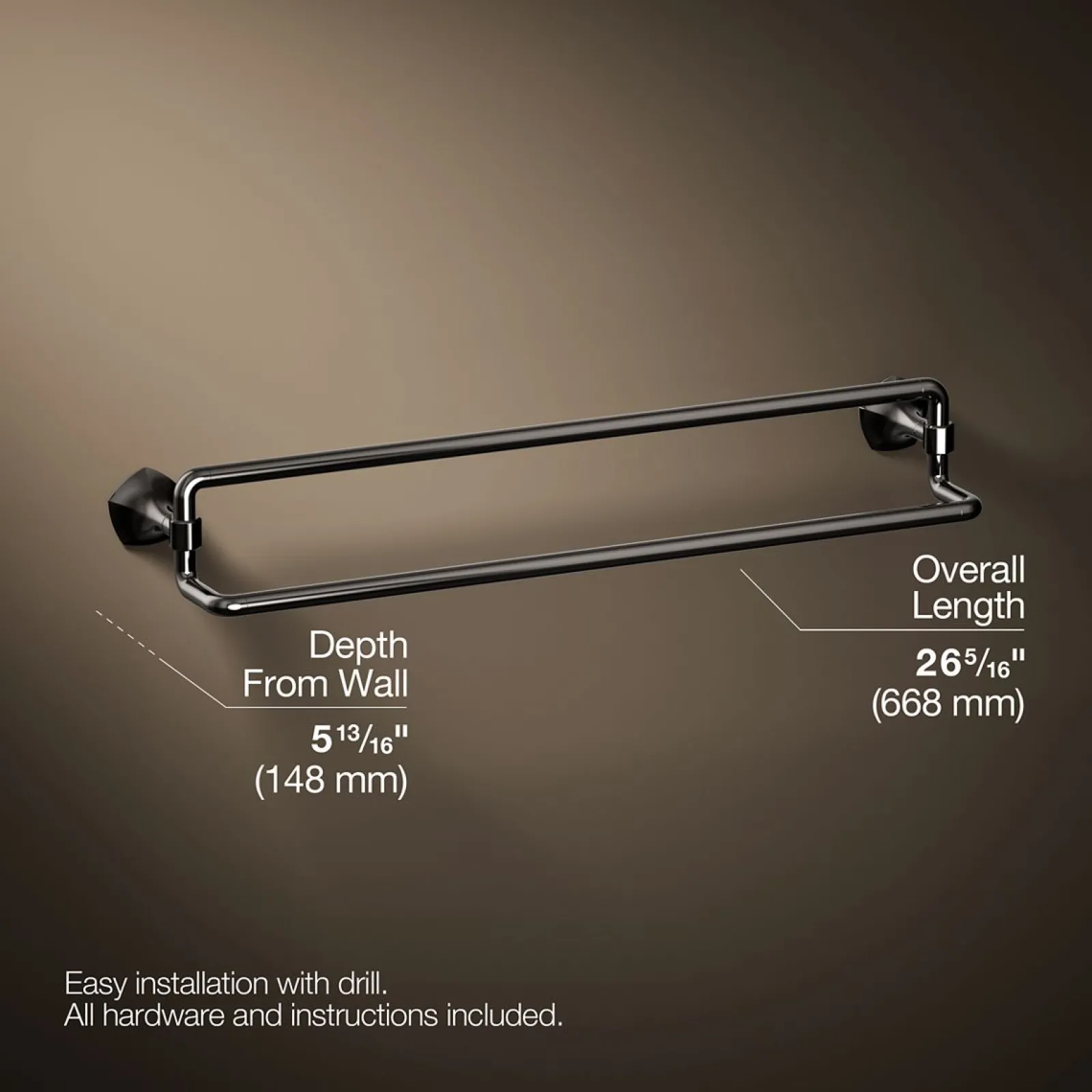 24" double towel bar^Kohler Online
