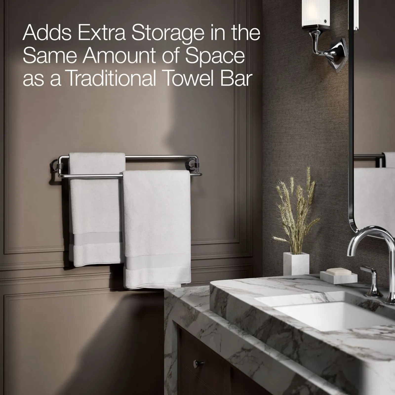 24" double towel bar^Kohler Online