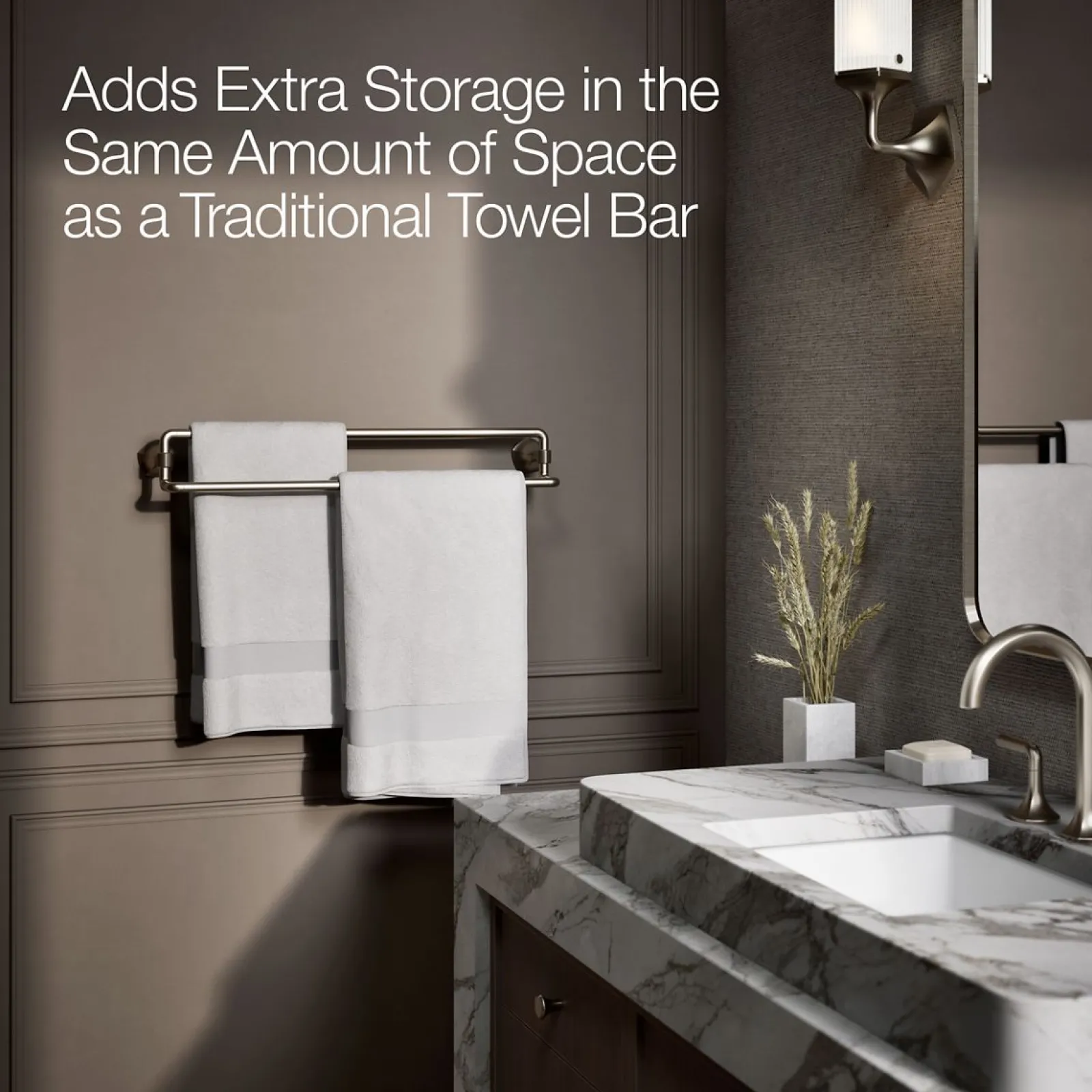 24" double towel bar^Kohler Online