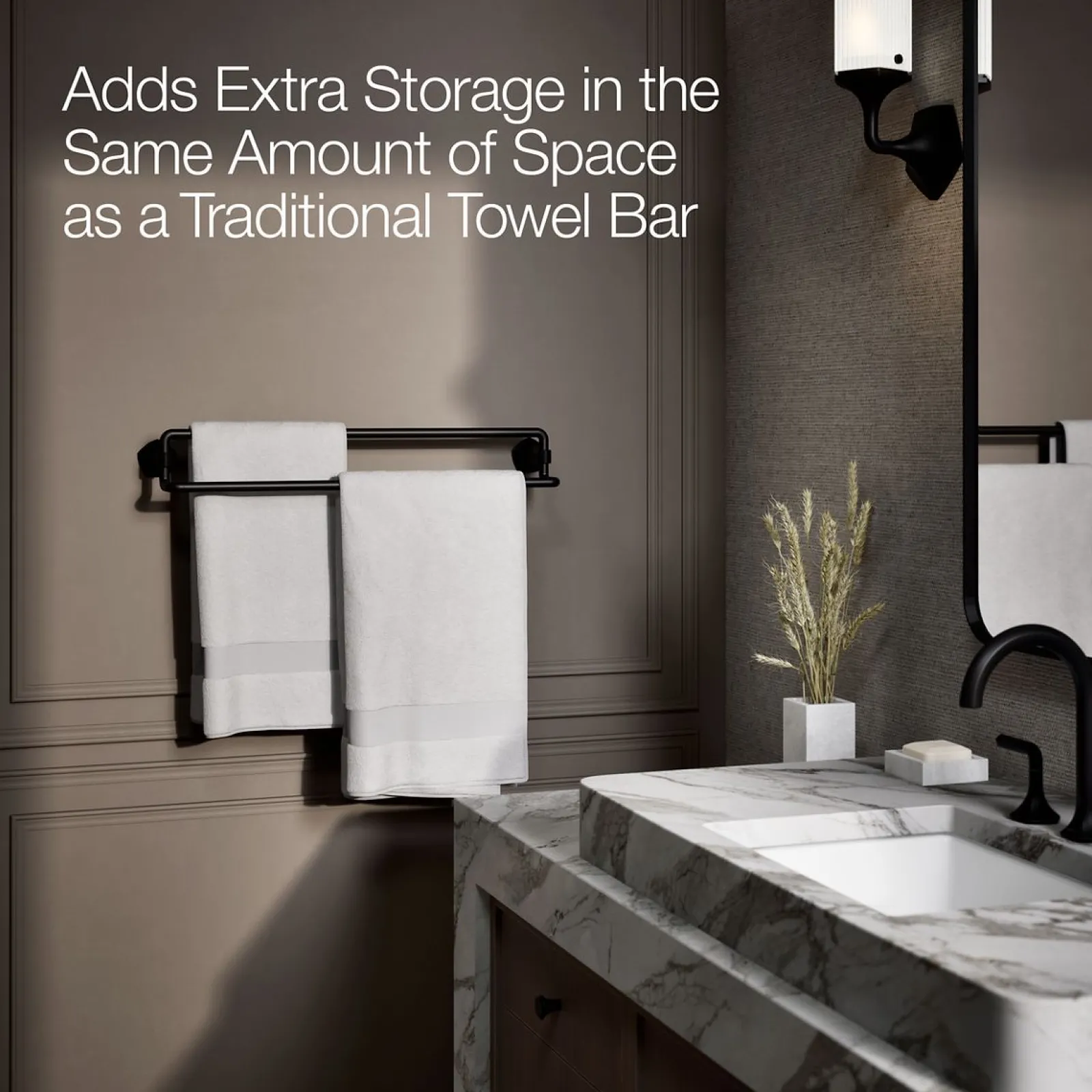 24" double towel bar^Kohler Online
