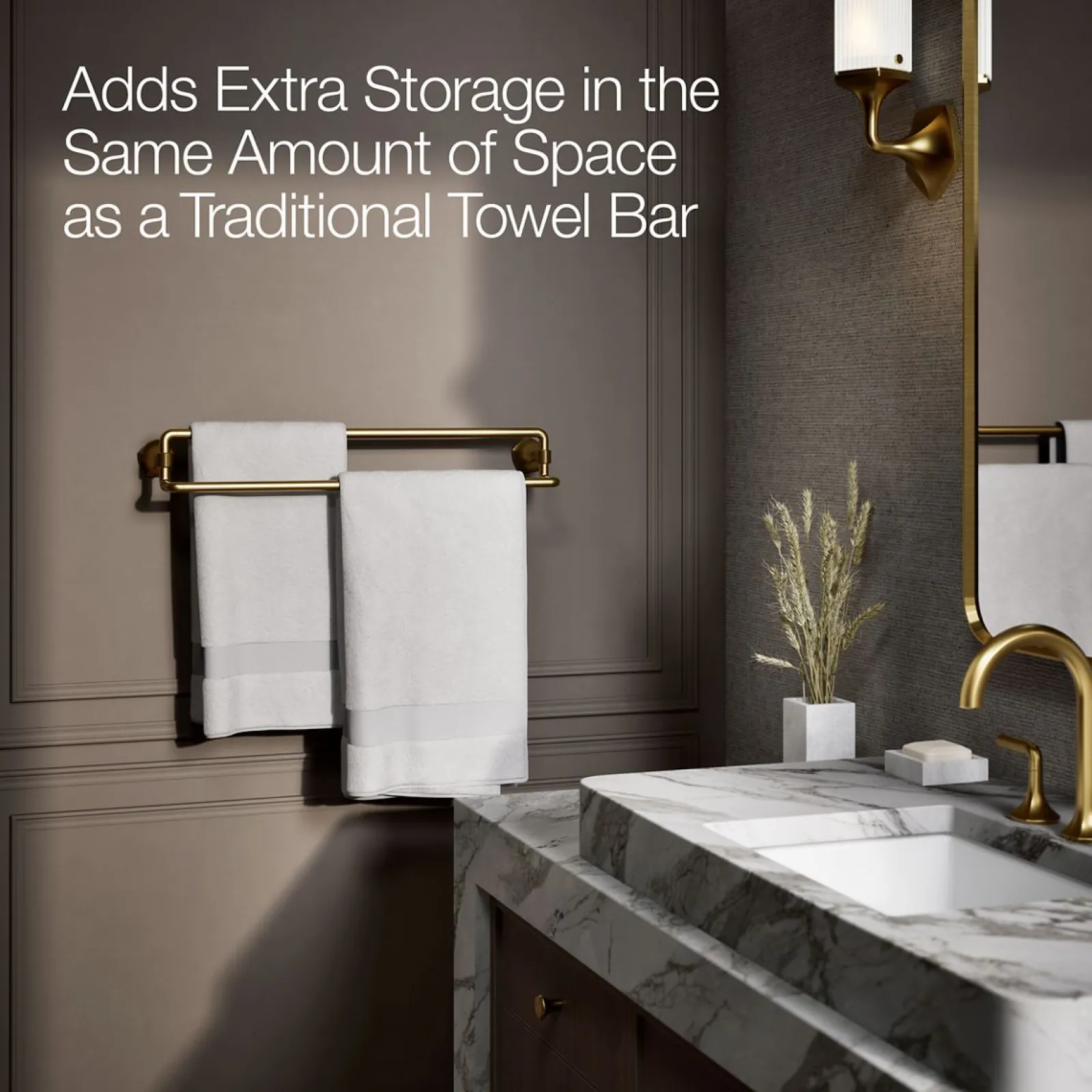24" double towel bar^Kohler Online