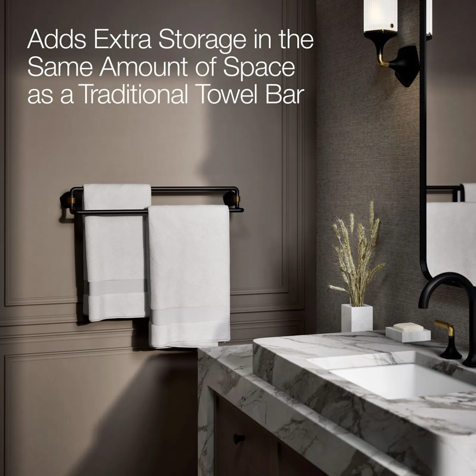 24" double towel bar^Kohler Online
