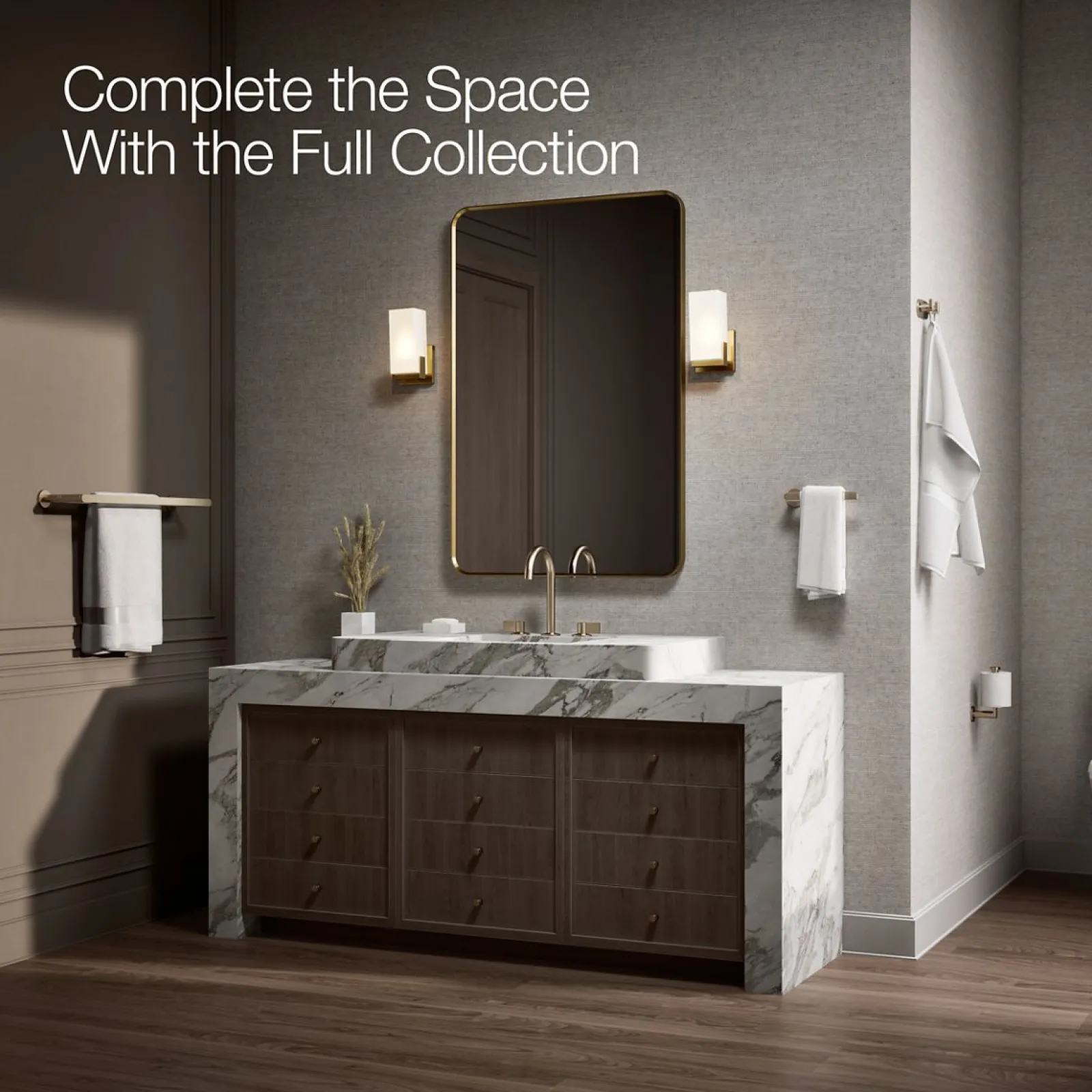 24" double towel bar^Kohler