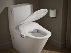 D-shaped manual bidet toilet seat^Kohler Outlet