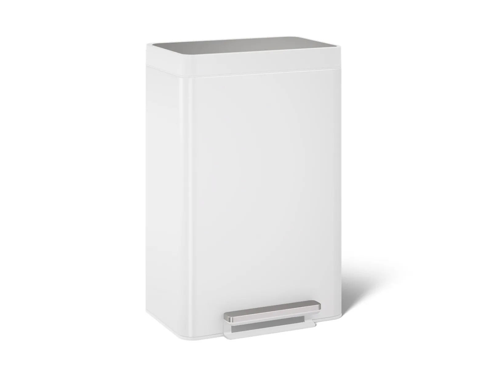 Dual-compartment step trash can^Kohler New