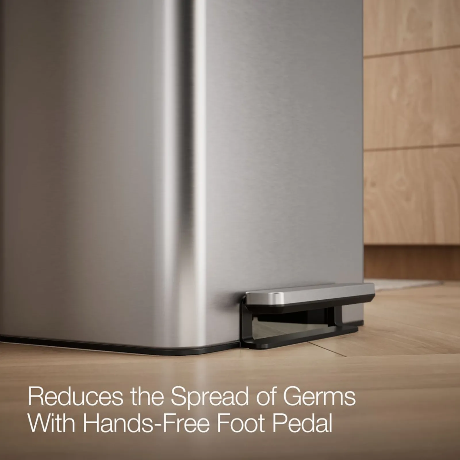 Dual-compartment step trash can^Kohler New