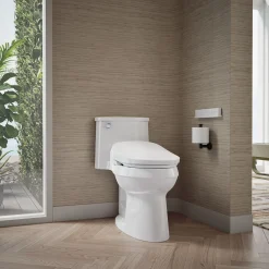 Dual-Wand Elongated bidet toilet seat with remote control^Kohler
