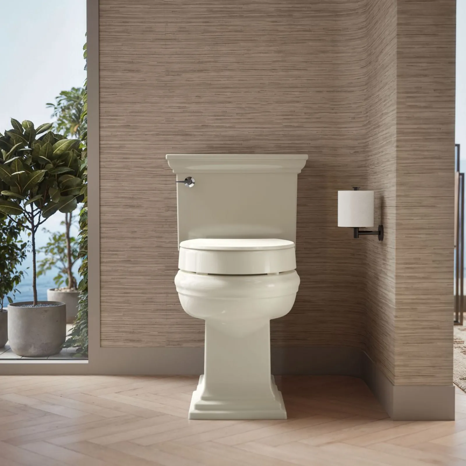 Elevated Quiet-Close™ elongated toilet seat^Kohler Clearance