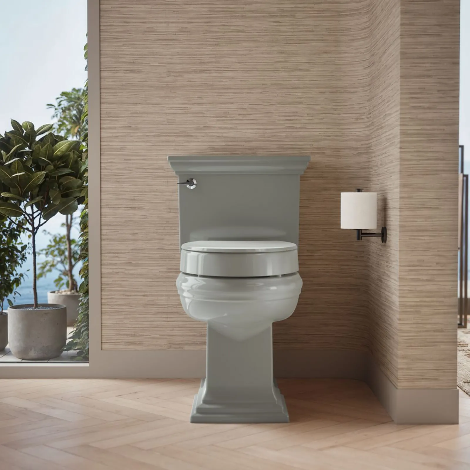 Elevated Quiet-Close™ elongated toilet seat^Kohler Clearance