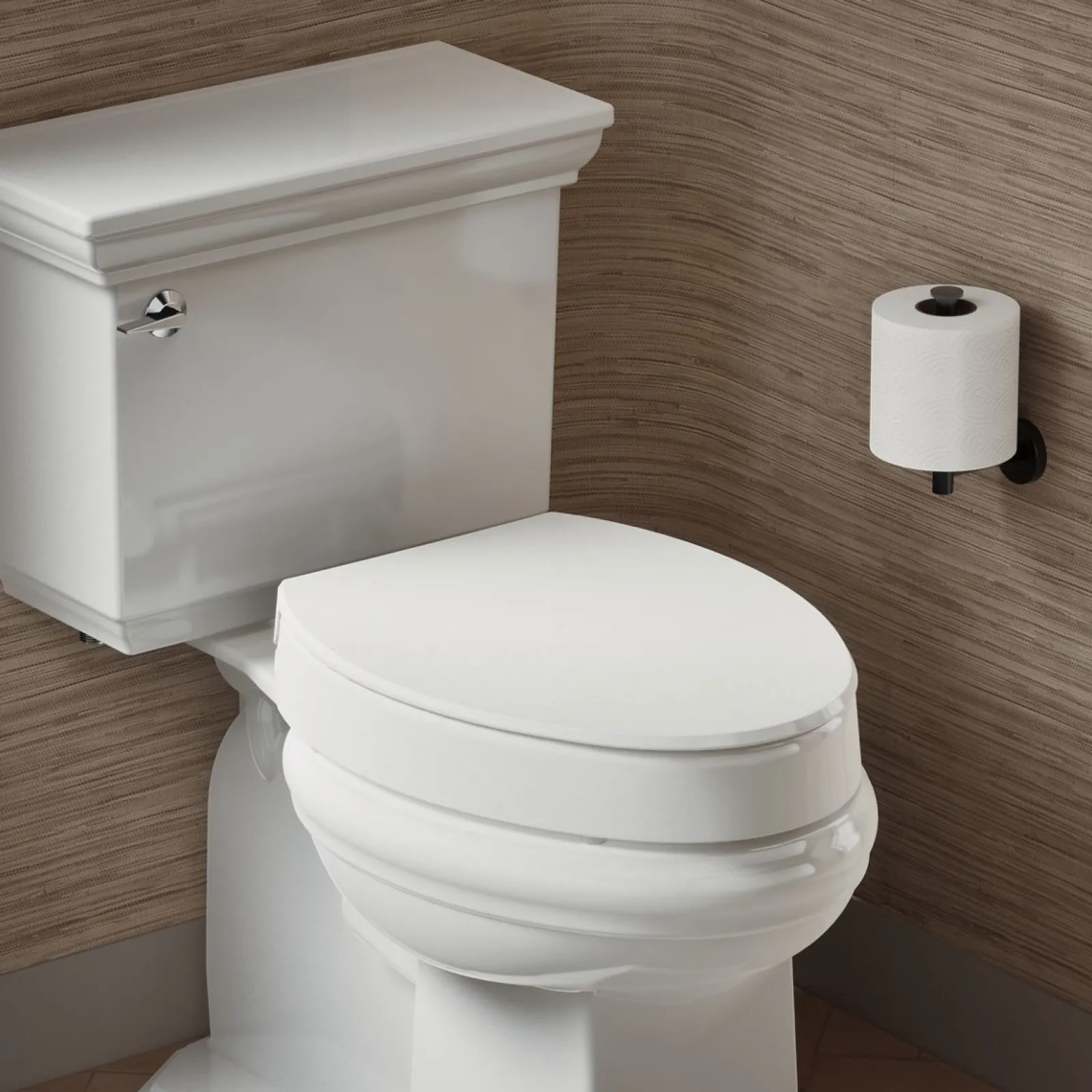 Elevated Quiet-Close™ elongated toilet seat^Kohler Clearance