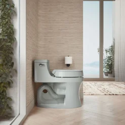Elevated Quiet-Close™ round-front toilet seat^Kohler Best