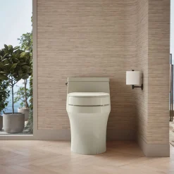 Elevated Quiet-Close™ round-front toilet seat^Kohler Best