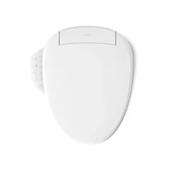 Elongated bidet toilet seat with remote control^Kohler Hot