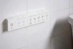 Elongated bidet toilet seat with remote control^Kohler Outlet
