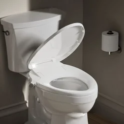 Elongated manual bidet toilet seat^Kohler