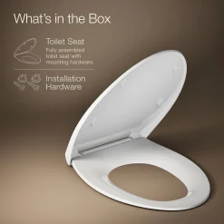 Elongated toilet seat^Kohler New