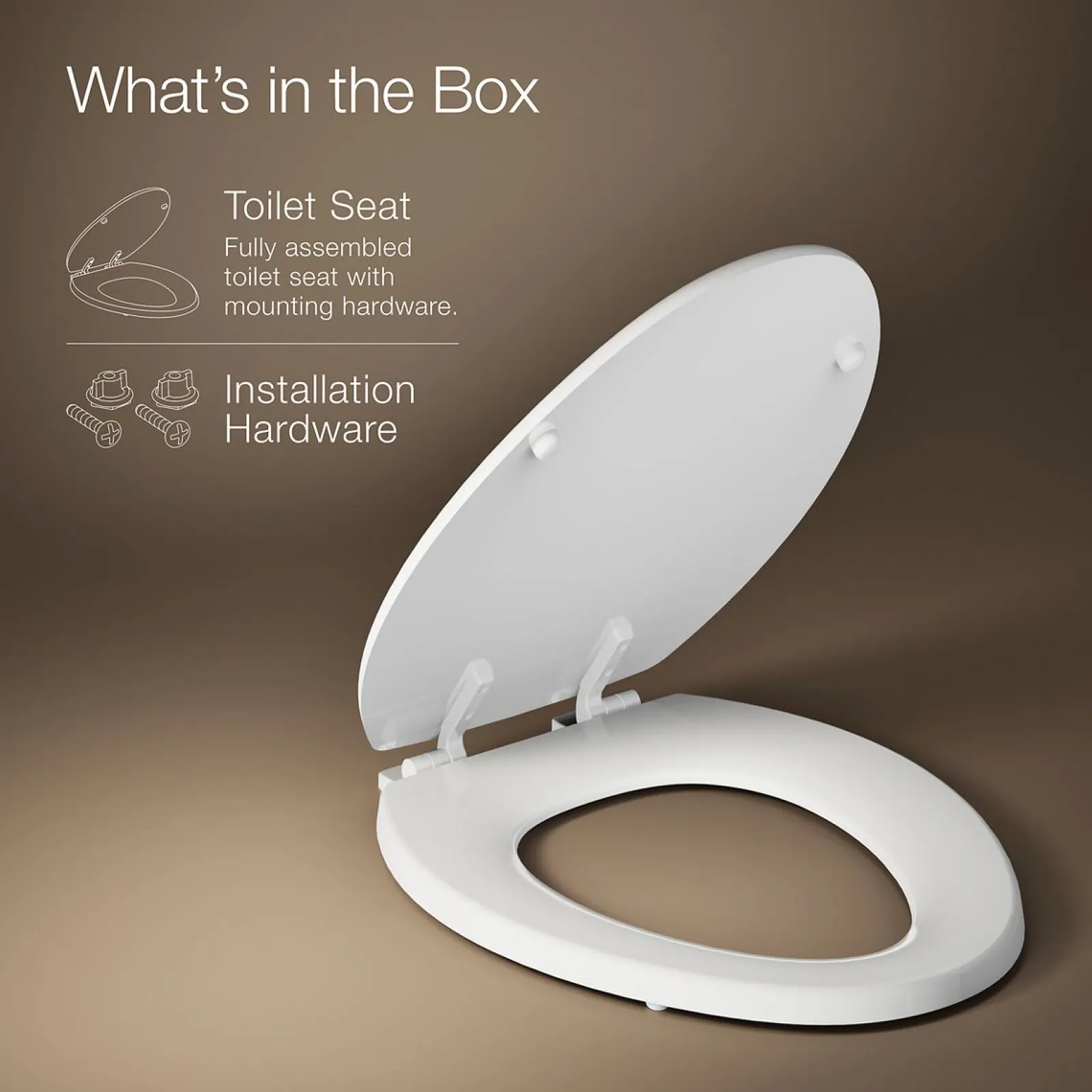 Elongated toilet seat^Kohler Online
