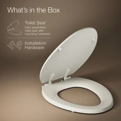 Elongated toilet seat^Kohler Online