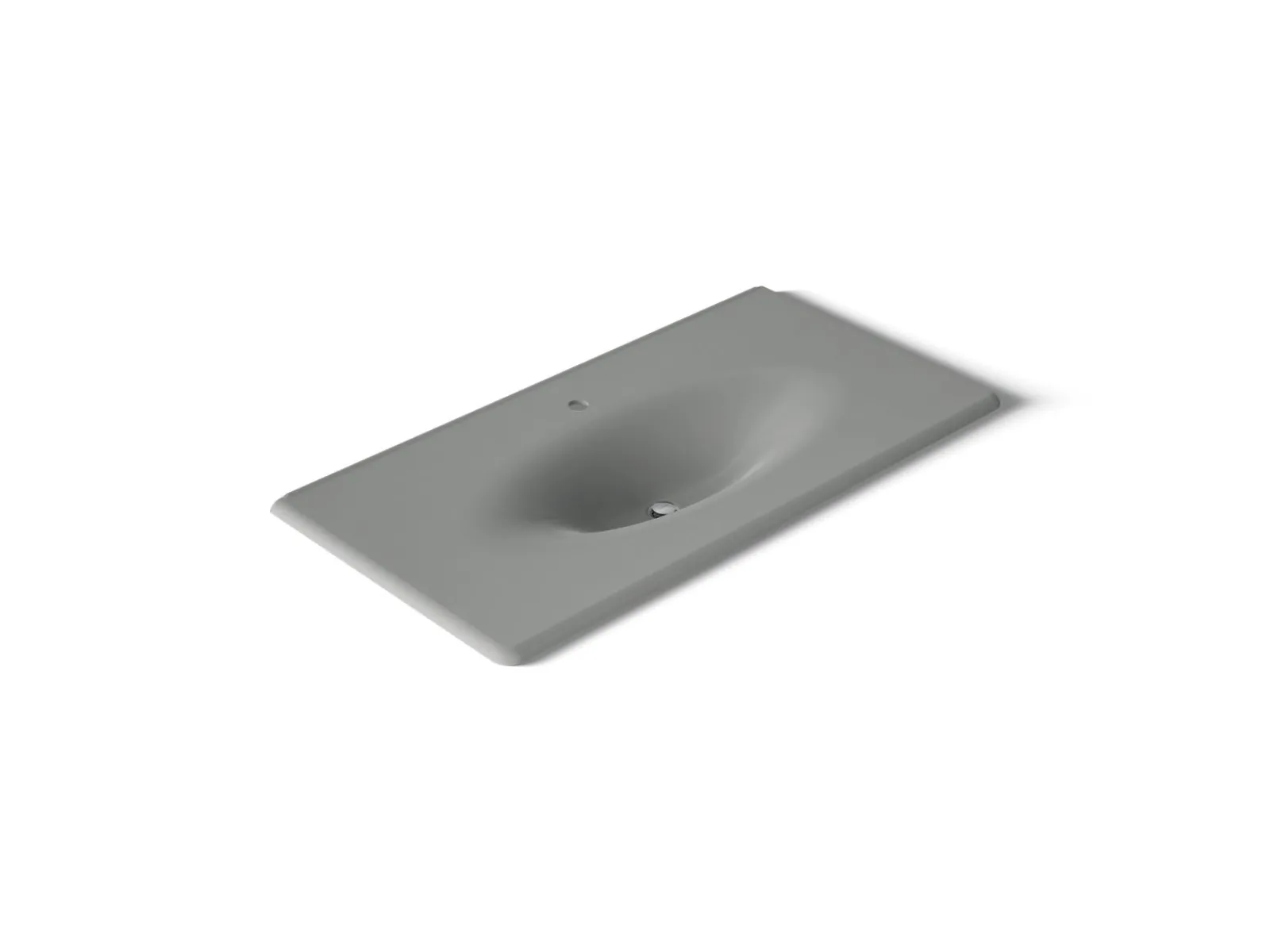 43" Enameled cast iron vanity top with integrated oval sink^Kohler Outlet