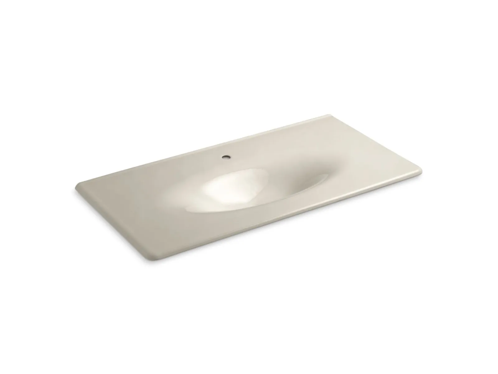 43" Enameled cast iron vanity top with integrated oval sink^Kohler Outlet
