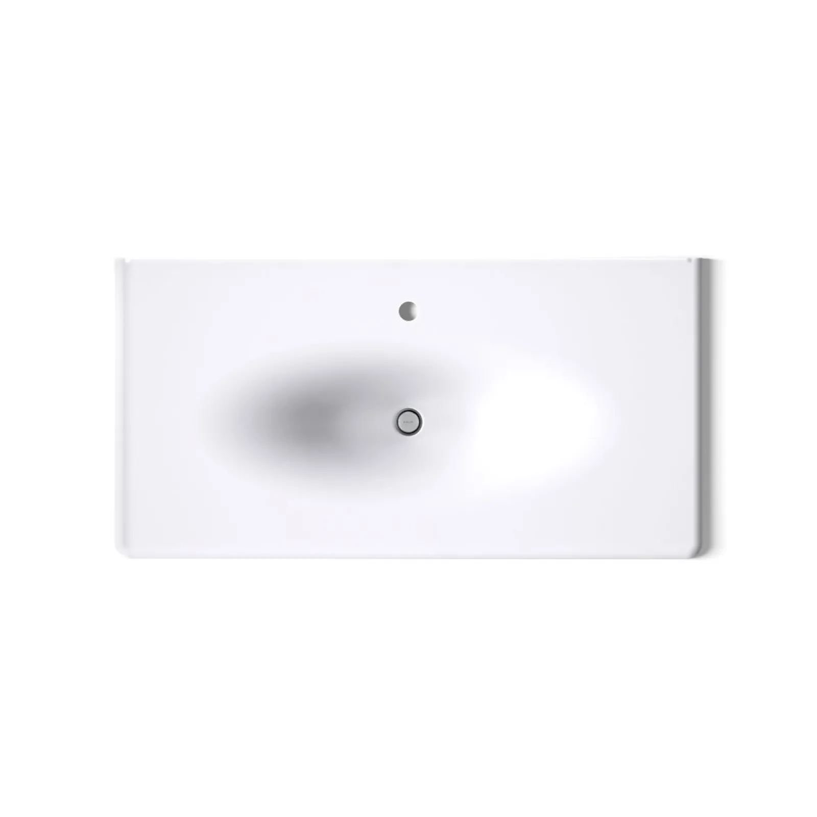 43" Enameled cast iron vanity top with integrated oval sink^Kohler Outlet