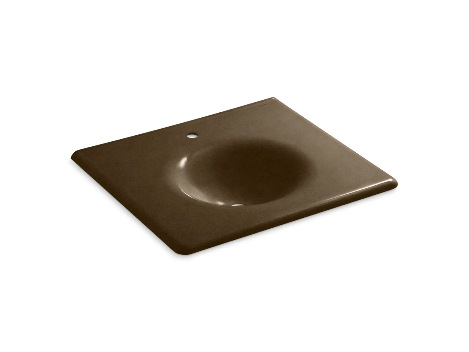 25" Enameled cast iron vanity top with integrated round sink^Kohler New