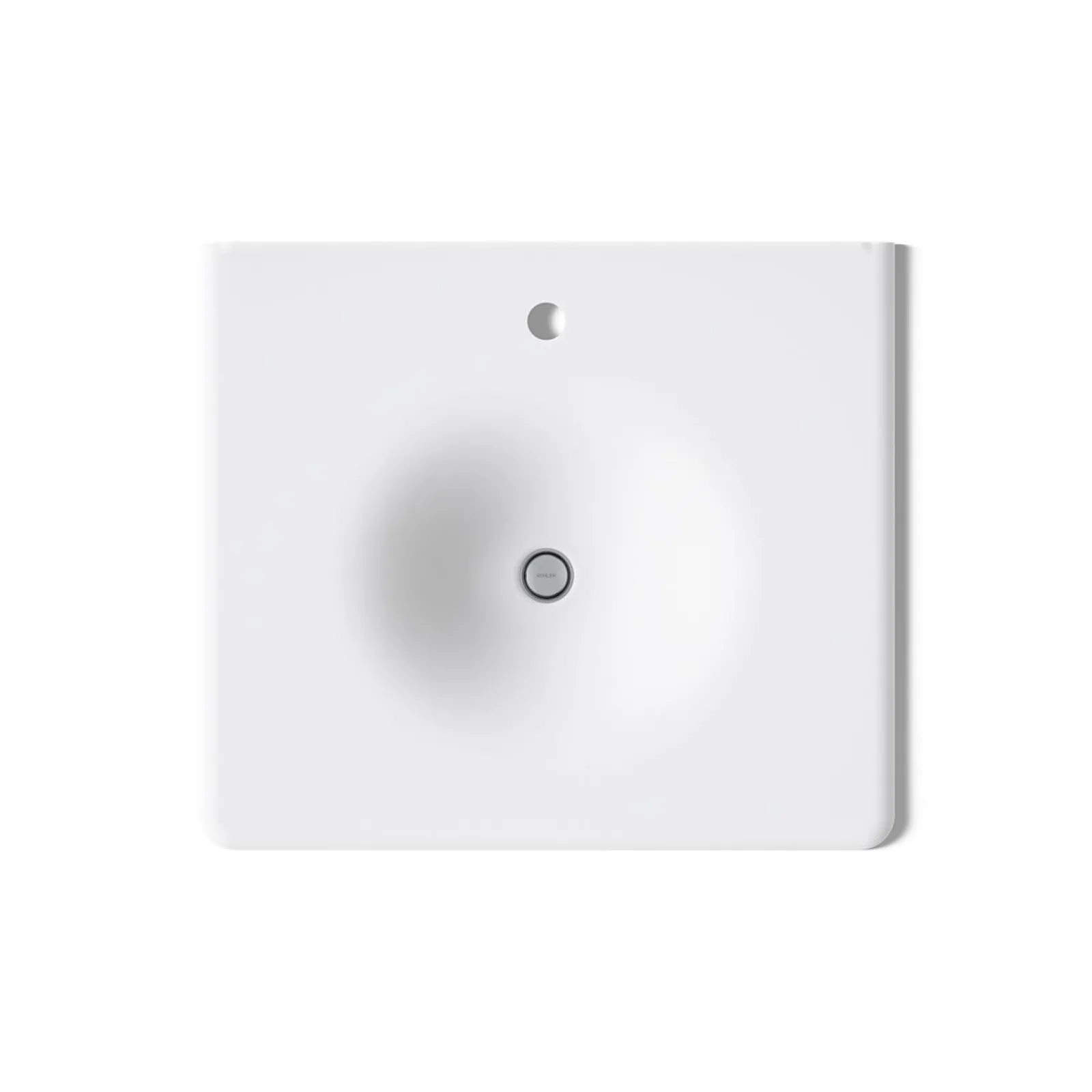 25" Enameled cast iron vanity top with integrated round sink^Kohler New